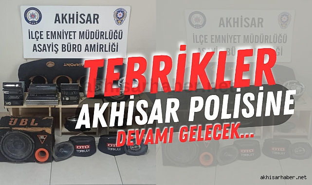 Akhisar'da Art arda Meydana Gelen Otodan Hırsızlık Olayları Son Buldu