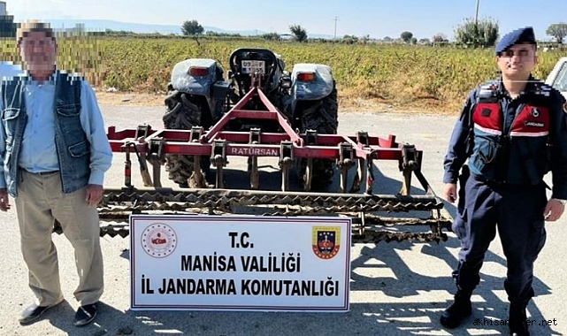 Akhisar'da çalınan tarım aleti Turgutlu'da yakalandı