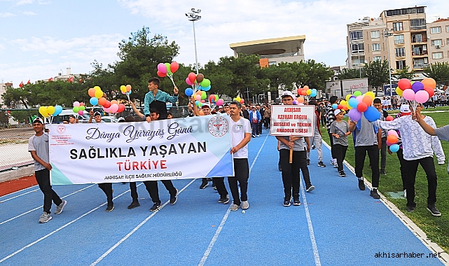 Akhisar'da Dünya Yürüyüş Günü kutlandı