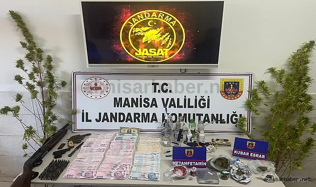 Akhisar'da Jandarmadan Uyuşturucu operasyonu