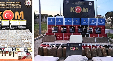 Akhisar KOM tarafından kaçakçılıktan 9 kişi yakalandı! 1 kişi tutuklandı