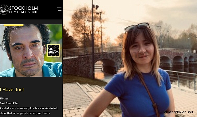 Akhisarlı genç yetenek Ece Akalın Alagöz Stockholm'de parladı! İlk filmi ödül aldı