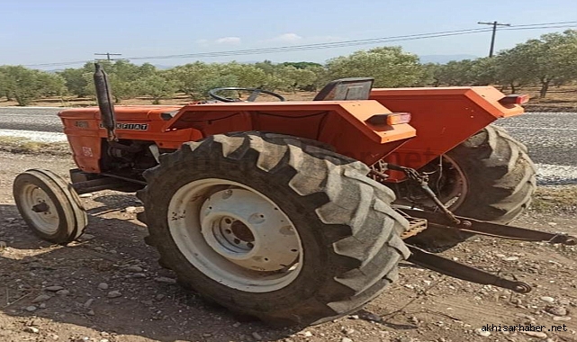 Aydın'da çalınan traktör Akhisar'da bulundu