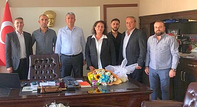 Balıkesirliler Derneği'nden Kaymakam Murat Kütük'e ziyaret