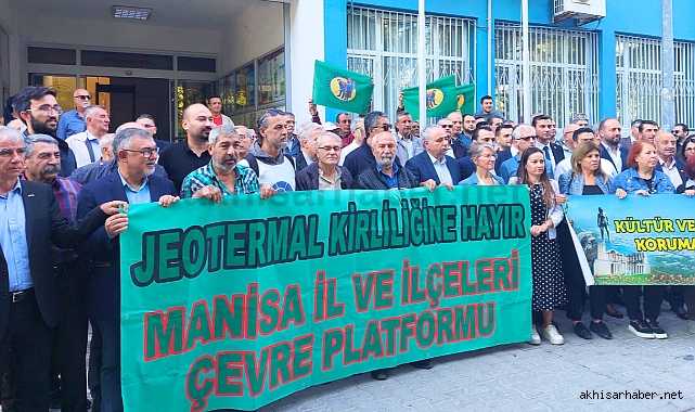 Çevre derneklerinden jeotermal ihalesinin iptali için basın açıklaması