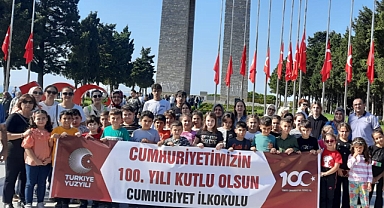 Cumhuriyet İlkokulu Öğrencileri Atalarının Topraklarında