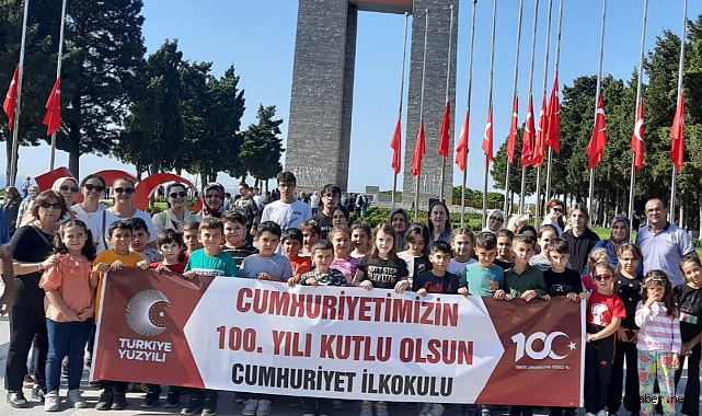 Cumhuriyet İlkokulu Öğrencileri Atalarının Topraklarında