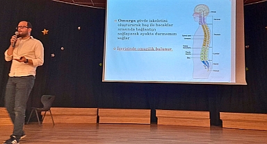 Dünya Artrit Günü'nde Akhisar'da Öğrencilere Omurga Sağlığı Sunumu yapıldı