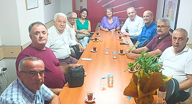 Emekli-Sen Akhisar Şubesi'nden CHP Akhisar İlçe Örgütüne ziyaret