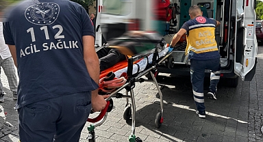 Otomobil ile bisiklet çarpıştı 1 kişi yaralandı