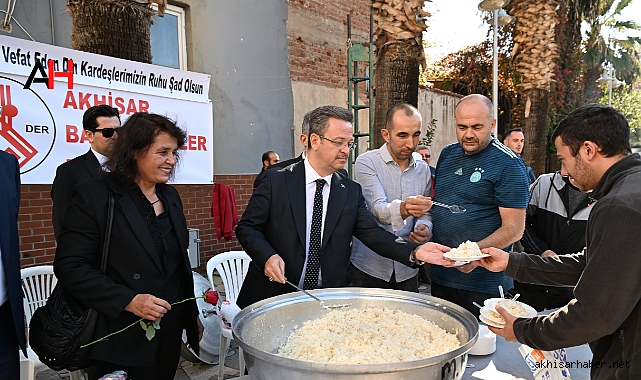 Akhisar Balıkesirliler Derneği'nden Filistin İçin Pilav Ayran Hayrı