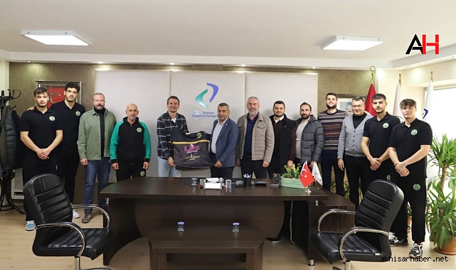 Akhisar Belediye Basketbol Spor Kulübü'nden ATSO'ya Anlamlı Ziyaret