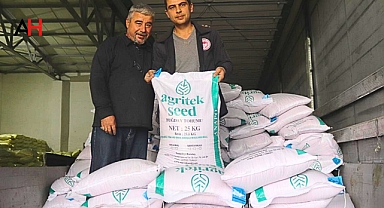 Akhisar Çiftçilerine Devlet Destekli Buğday Tohumu Yardımı