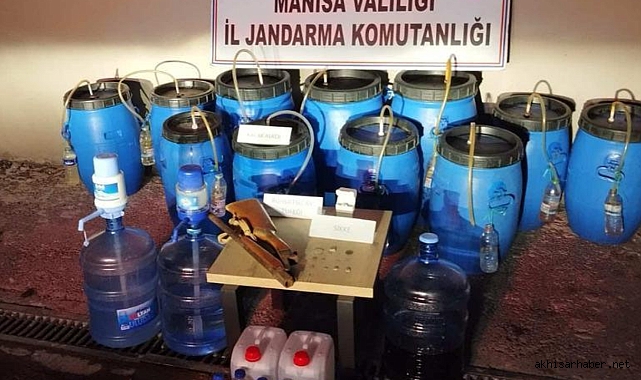 Akhisar'da kaçak alkol operasyonu