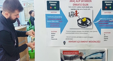 Akhisar'da Sazan Sarmalı Dolandırıcılığına Karşı Bilinçlendirme Hareketi