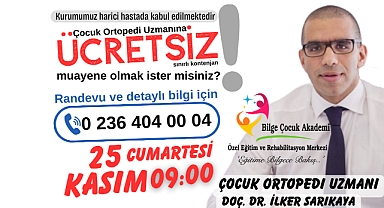 Akhisar'da Ücretsiz Çocuk Ortopedi Muayenesi Etkinliği!