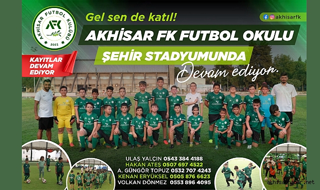 Akhisar FK, geleceğin yıldızlarını yetiştiriyor