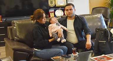Akhisar'ın ikinci SMA'lı hasta bebeği İclal oldu