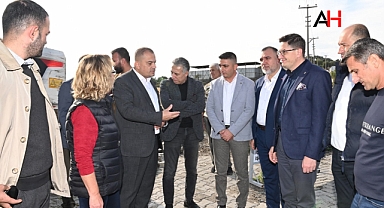 Genel Müdür Burak Aslay, Zeytinliova'daki Altyapı Çalışmalarını İnceledi