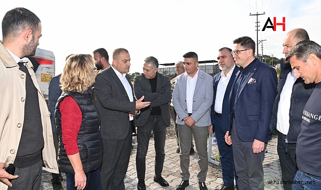 Genel Müdür Burak Aslay, Zeytinliova'daki Altyapı Çalışmalarını İnceledi