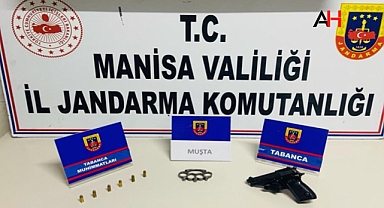 Jandarma'dan Akhisar'da Ruhsatsız Silah Operasyonu