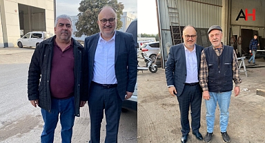 AK Parti'nin Başkan Aday Adayı Fatih Füzün'den Akhisar Sanayi Bölgesine Önemli Ziyaret