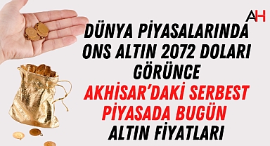 Akhisar’da 2 Aralık 2023 tarihli altın fiyatları