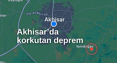 Akhisar’da korkutan deprem