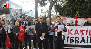 Akhisar'dan Filistin'e Sesleniş: Filistin Özgür Olana Dek Meydanlardayız