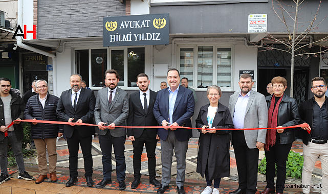Avukat Hilmi Yıldız, Akhisar'da Yeni Hukuk Bürosunu Açtı