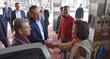 Başkan Dutlulu Esnaf Ziyaretlerini Sürdürüyor