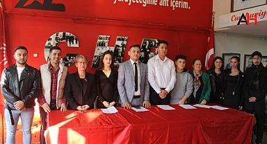 CHP Halkçı Liseliler Komisyonu Mustafa Fehmi Kubilay'ı Andı