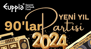 Euppia Coffee 90'lar Temalı Yılbaşı Partisi