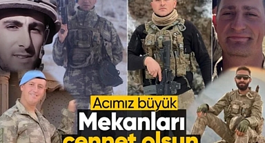 Pençe Kilit Harekatı'nda Şehit Düşen 6 Kahraman Askerimizin Acısı Yüreğimizi Dağladı