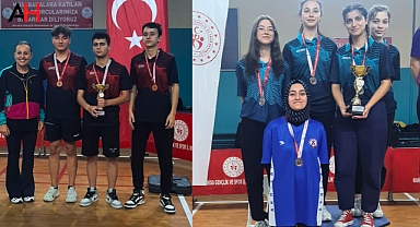 ŞİAL masa tenisi takımları çifte kupa ile döndü