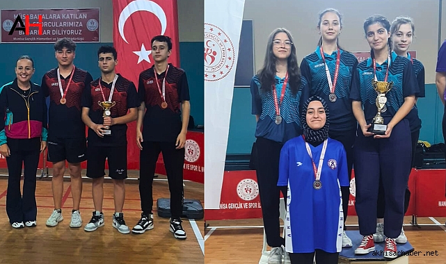 ŞİAL masa tenisi takımları çifte kupa ile döndü