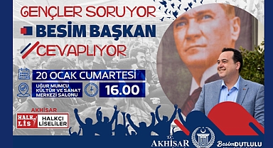 Akhisar Belediye Başkanı Besim Dutlulu, Gençlerle Buluşacak