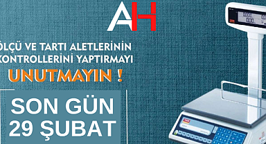 Akhisar'da Esnaflar Dikkat: Ölçü ve Tartı Aletleri İçin Muayene Süresi Doluyor