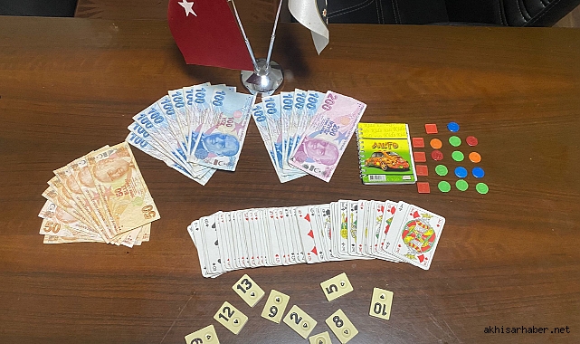 Akhisar’da kumar baskını