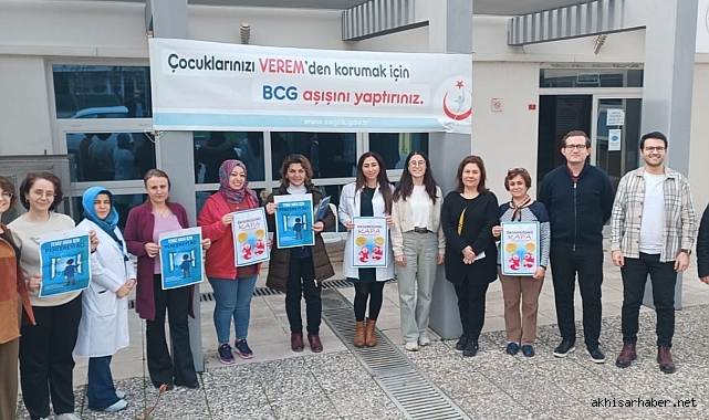 Akhisar'da Verem Savaş Haftası: BCG Aşısı Kampanyası ve Eğitimler Öne Çıkıyor