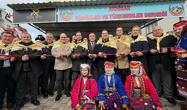 Akhisar Yörükler ve Türkmenler Derneği Yeni Hizmet Binasının Açılışında Kültür ve Dayanışma Rüzgarı Esti
