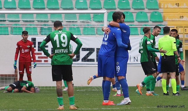 Akhisarspor yeni teknik heyet ile ilk maçını kaybetti