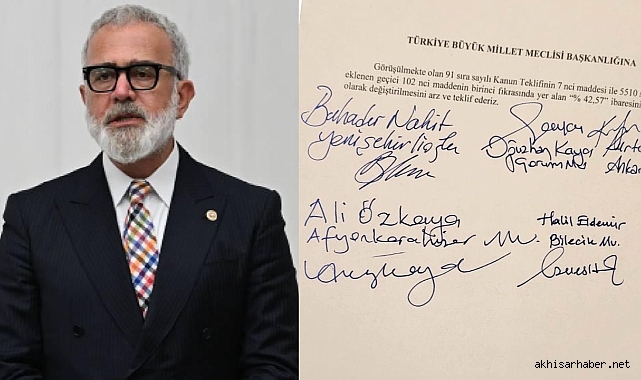 Bahadır Yenişehirlioğlu meclise sundu: Emekliye %49,25 Artış Önerisi Meclis'te