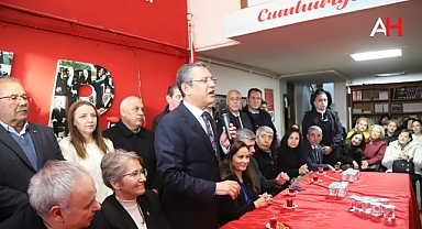 CHP Genel Başkanı Özgür Özel'den CHP İlçe Teşkilatına ziyaret