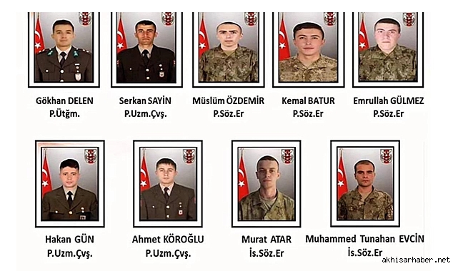 Kuzey Irak'ta Kahraman Türk Askerlerine Hain Saldırı: 9 Şehit!