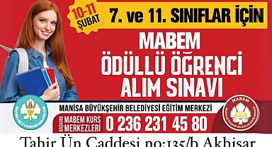MABEM Ödüllü Öğrenci Alım Sınavı