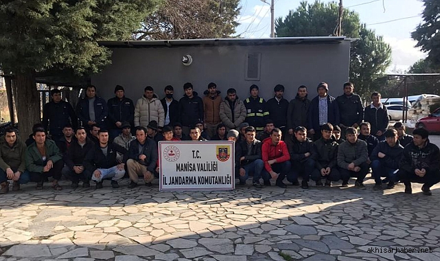 Manisa'da Kaçak İşçi Operasyonu: 34 Afganistan Uyruklu Şahıs Yakalandı