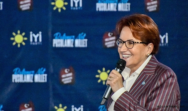 Meral Akşener Manisa'da: Yerel Seçimlere Hür ve Müstakil Giriyoruz