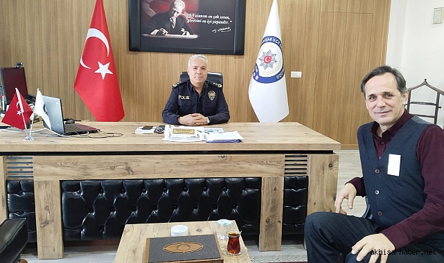 Muhtar Adayı Saygı'dan Emniyet Müdürü Başaran'a ziyaret