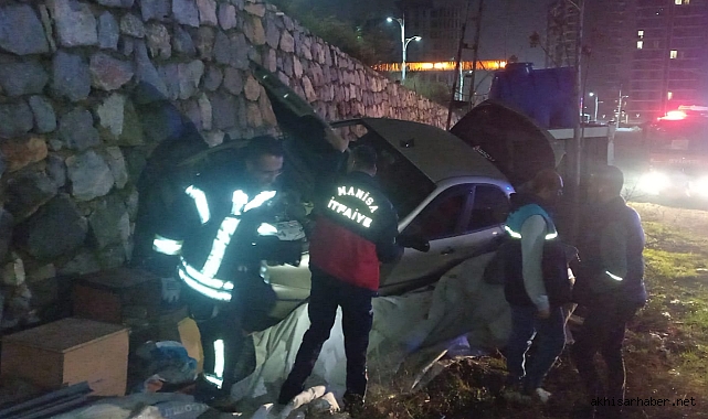 Talihsiz Kaza: Kadın Sürücü Şarampole Yuvarlandı